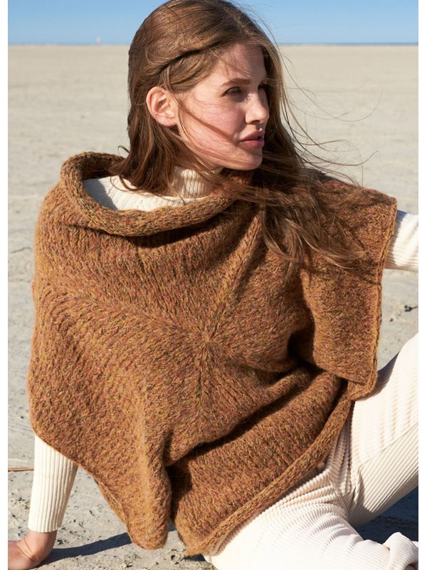 Lana Grossa PULLUNDER GLATT RECHTS MIT BETONTEN ABNAHMEN Garzato Fleece