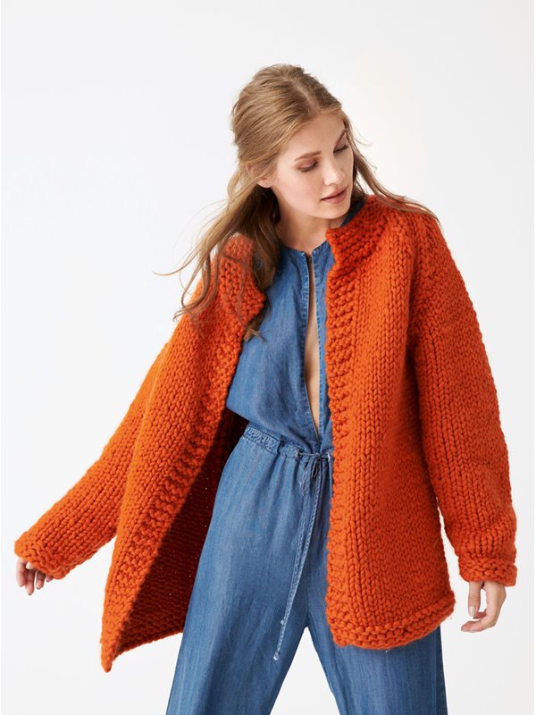 Lana Grossa RAGLANJACKE GLATT RECHTS Weekend