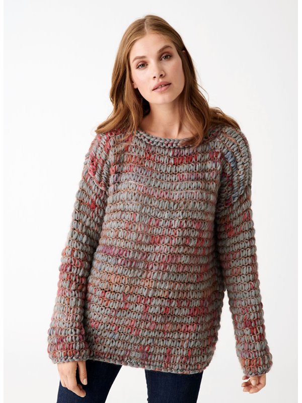 Lana Grossa PULLI GLATT RECHTS Weekend Color/Silkhair Lusso
