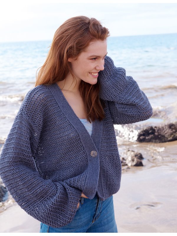 Lana Grossa CARDIGAN IM NETZMUSTER Fourseason