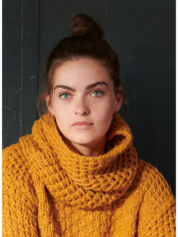 Lana Grossa LOOP IM WEBSTRUKTURMUSTER Lala Berlin Lovely Cotton