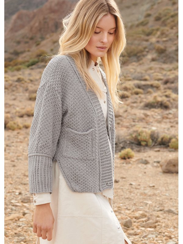 Lana Grossa CARDIGAN IM STRUKTURMUSTER Fourseason