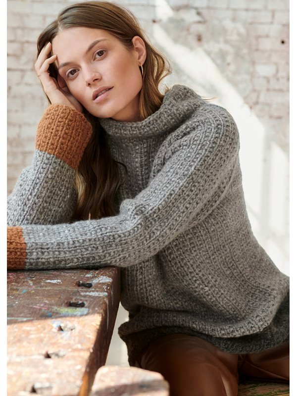 Lana Grossa RAGLANPULLI IM RIPPENSTRUKTURMUSTER Lala Berlin Lovely Cashmere