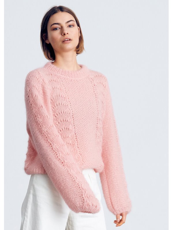 Lana Grossa PULLI IN VERSCHIEDENEN MUSTERSTREIFEN Silkhair