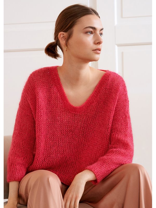 Lana Grossa PULLI GLATT RECHTS Silkhair, Diamante & Ecopuno