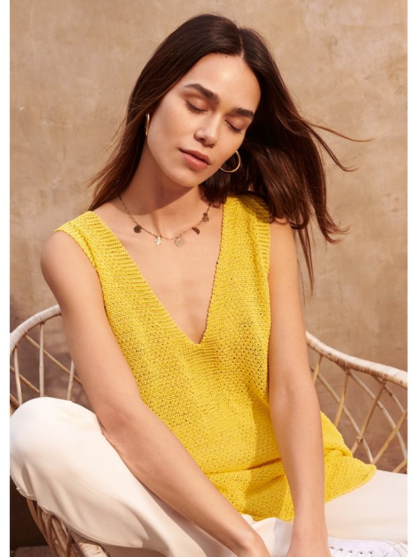 Lana Grossa TOP IM PERLSTRUKTURMUSTER Capri
