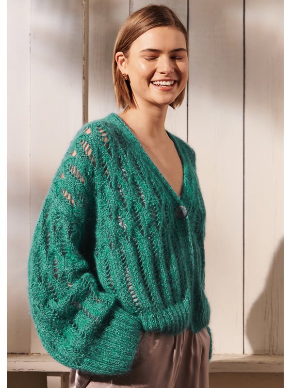 Lana Grossa JACKE IM AJOURMUSTER Linarte & Silkhair