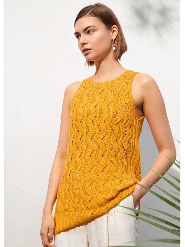 Lana Grossa TOP IM AJOURMUSTER Linarte