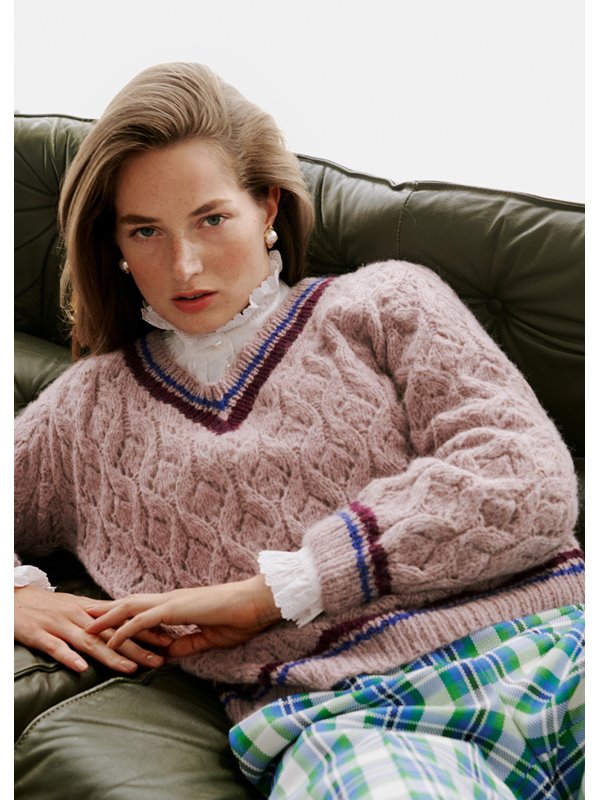 Lana Grossa PULLOVER IM AJOURMUSTER Brigitte No. 2