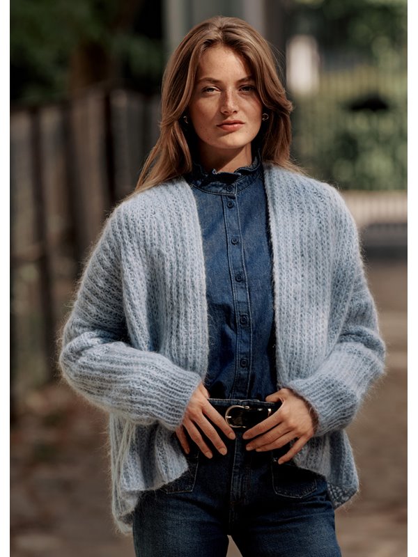 Lana Grossa JACKE IM HALBPATENTMUSTER Brigitte No. 3