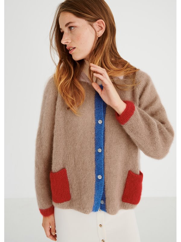 Lana Grossa RAGLANJACKE GLATT RECHTS Silkhair