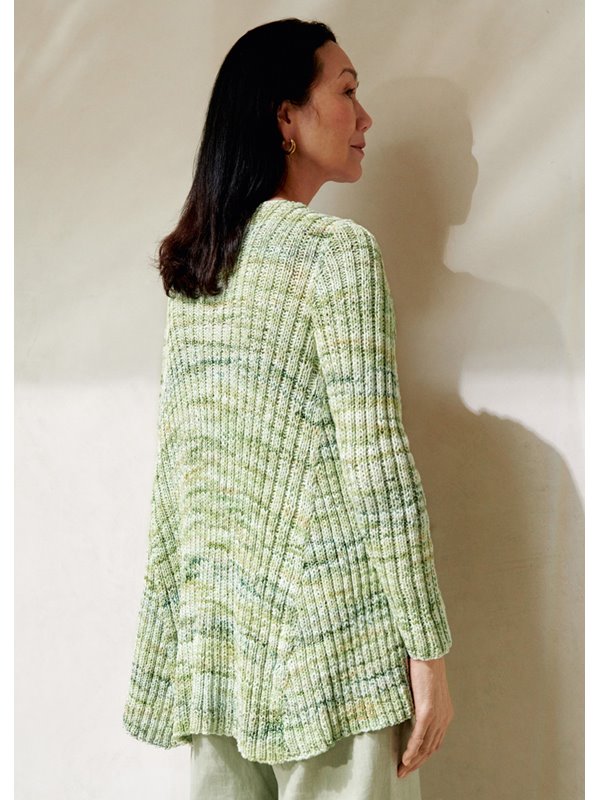 Lana Grossa CARDIGAN IM RIPPENMUSTER Ecco Print