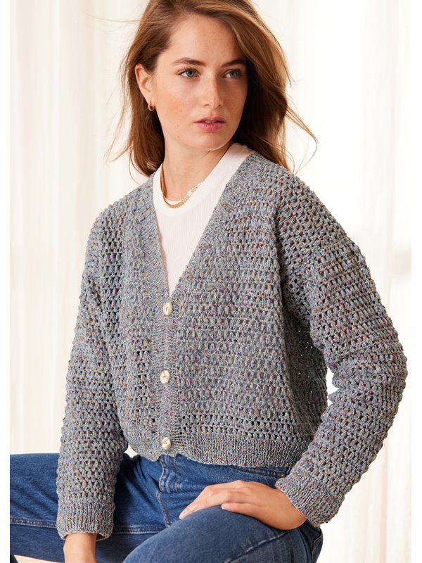 Lana Grossa GEHÄKELTER CARDIGAN Spotty (About Berlin)