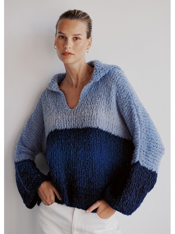 Lana Grossa OVERSIZE-TROYER Lala Berlin Cloudy
