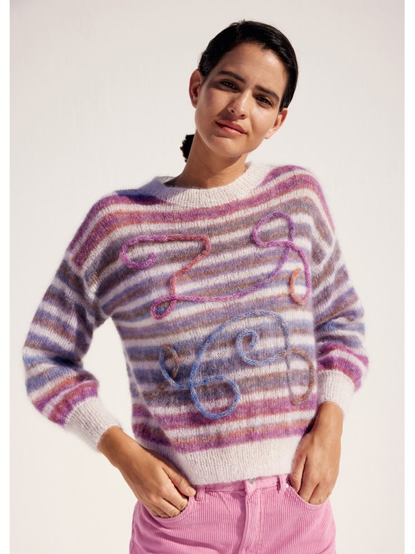 Lana Grossa PULLOVER Silkhair & Silkhair Print