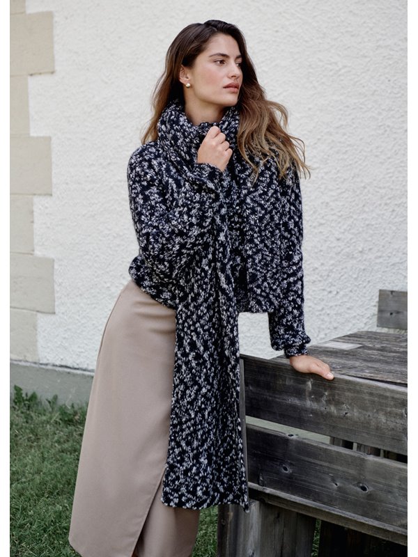 Lana Grossa ROLLKRAGENPULLOVER MIT ZIPPER Lala Berlin Buffy
