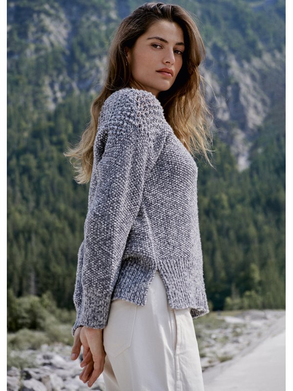 Lana Grossa PULLOVER Cool Merino Print