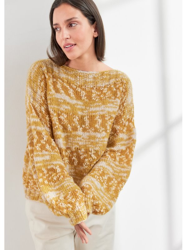 Lana Grossa PULLOVER Lala Berlin Smoothy & Lala Berlin Buffy