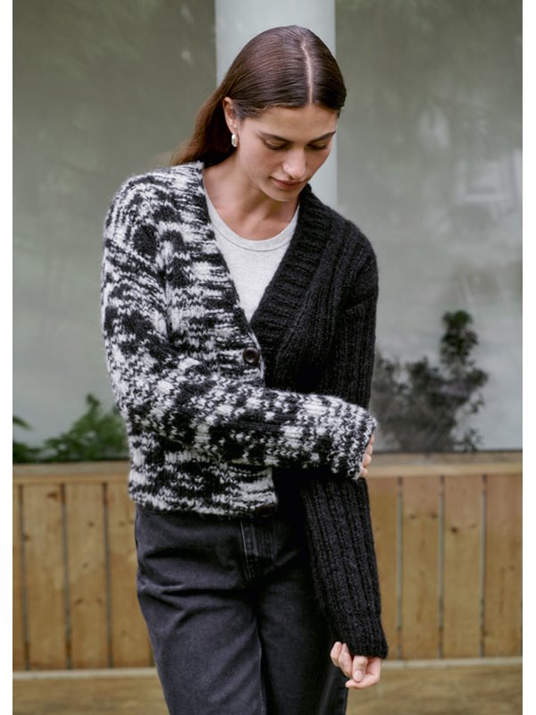 Lana Grossa CARDIGAN Lala Berlin Smoothy & Alpaca Air II