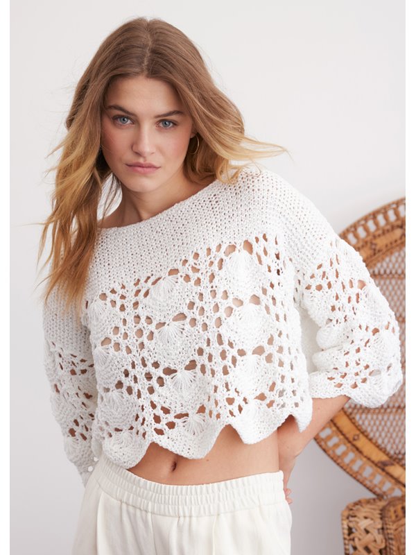 Lana Grossa PULLOVER Riccio