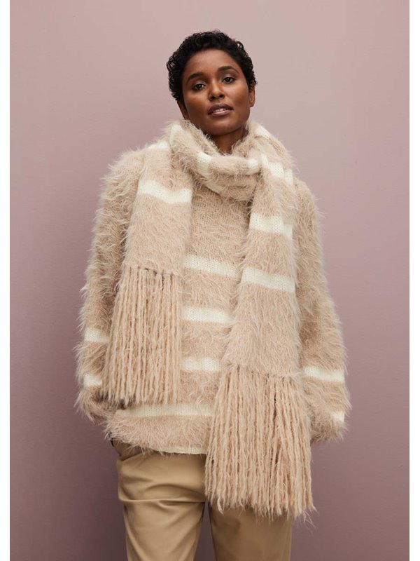 Lana Grossa STREIFENPULLOVER GLATT RECHTS Basta & Cool Merino Big