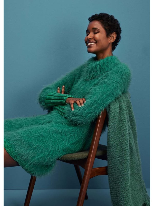 Lana Grossa KLEID GLATT RECHTS Basta & Cool Merino Big