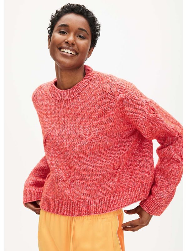 Lana Grossa PULLOVER MIT VERSETZTEM ZOPFMUSTER Twinny