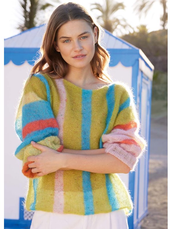 Lana Grossa PULLOVER Natural Superkid Tweed