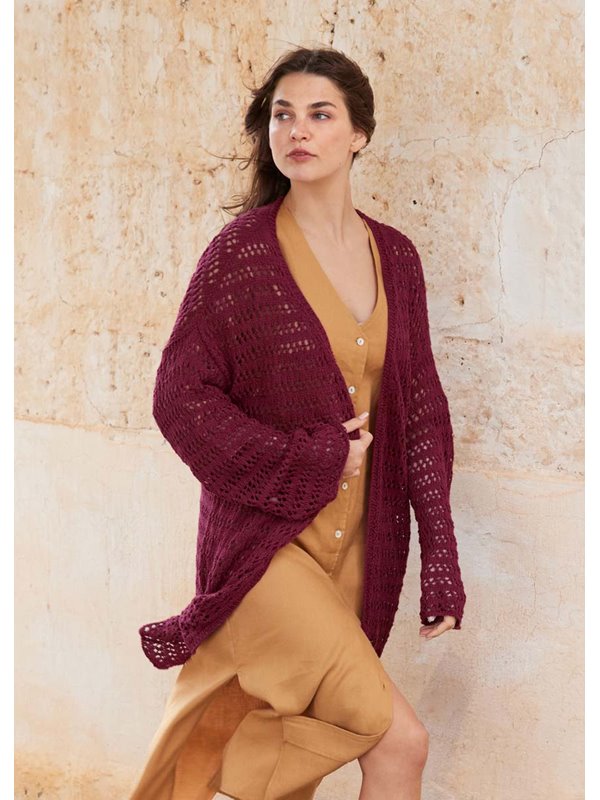 Lana Grossa TOP-DOWN CARDIGAN Campo