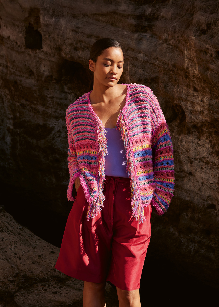 JACKE Frizzante, Filo Lurex, Per Fortuna & Tessera von Lana Grossa