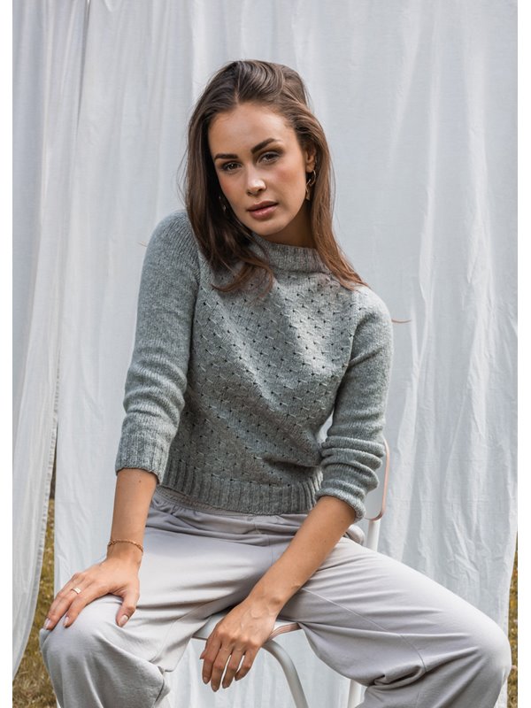 Lana Grossa TOP DOWN PULLOVER Cashmere 16 fine