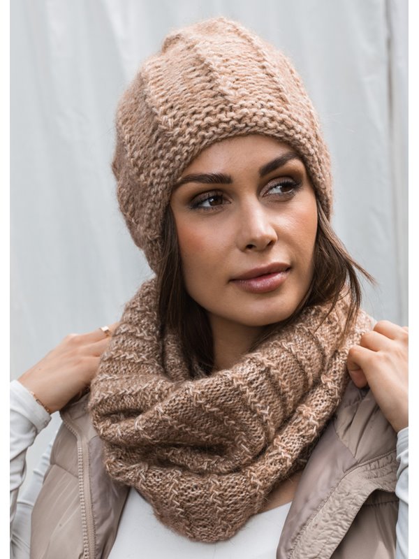 Lana Grossa MÜTZE Natural Alpaca Pelo