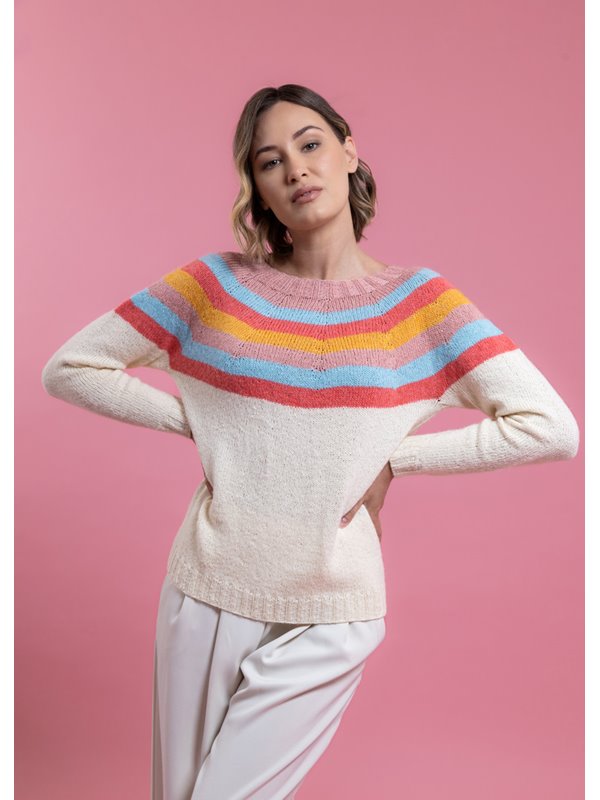 FILATI Studio RUNDPASSEN-PULLOVER Ecopuno