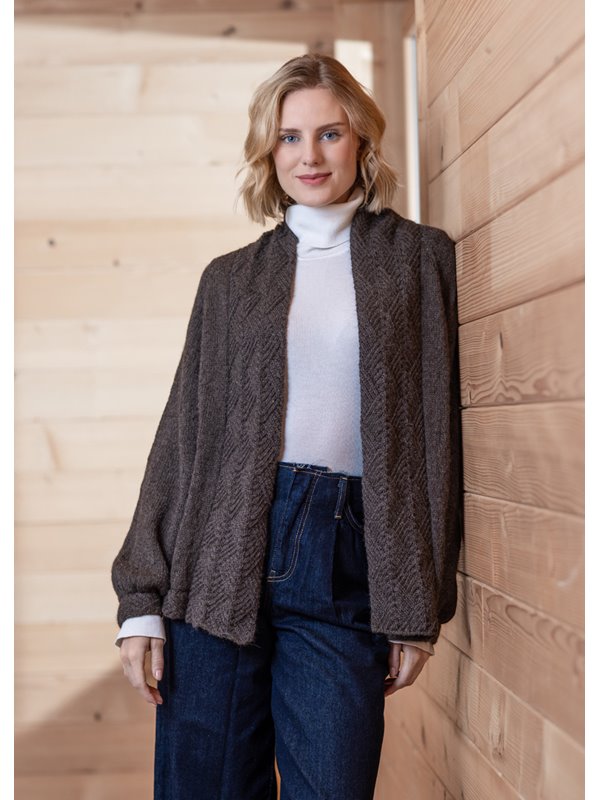 FILATI Studio RVO CARDIGAN Natural Lama Fine