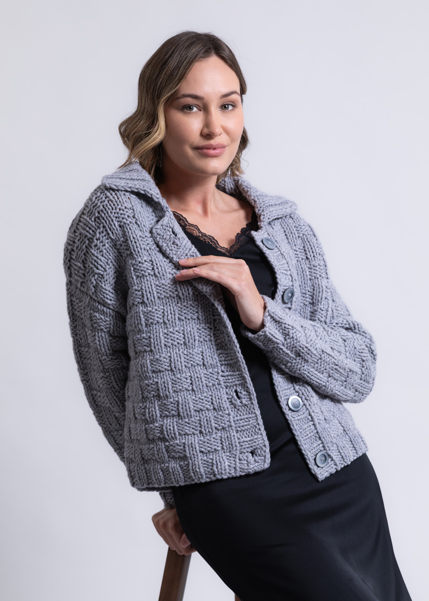 JACKE Merino Cardato von Lana Grossa