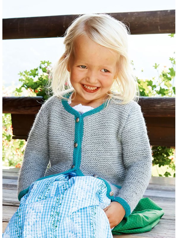 Lana Grossa KINDERJANKER Alpina/Cool Wool Big
