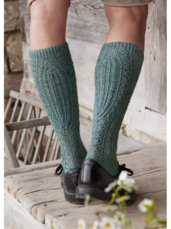 Lana Grossa KNIESTRÜMPFE Meilenweit 100g Tweed