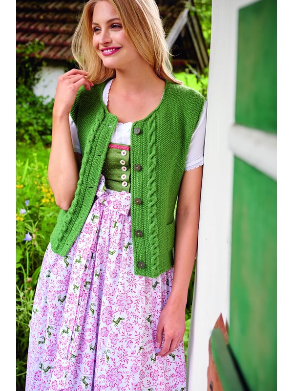 Lana Grossa WESTE MIT ZOPF Alpina