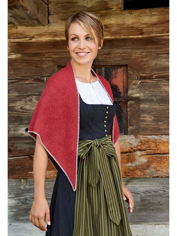 Lana Grossa DREIECKSTUCH KRAUS RECHTS Lace Seta