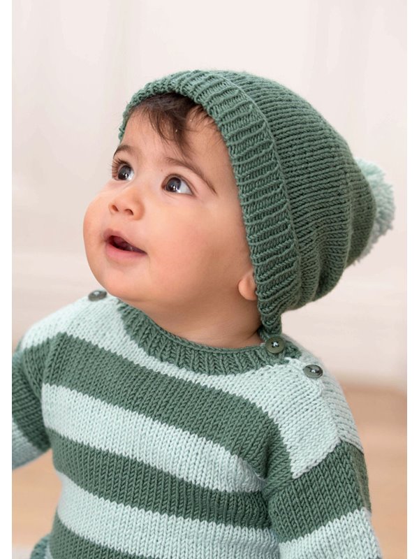 Lana Grossa MÜTZE COOL WOOL Melange (GOTS)