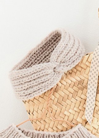 Lana Grossa STIRNBAND Alta Moda Alpaca