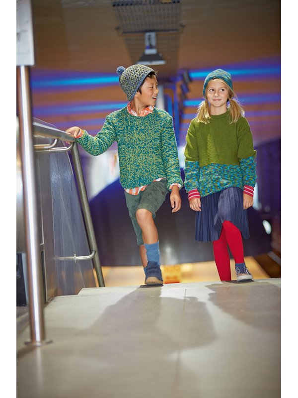 Lana Grossa PULLOVER Bingo Melange + Bingo Print