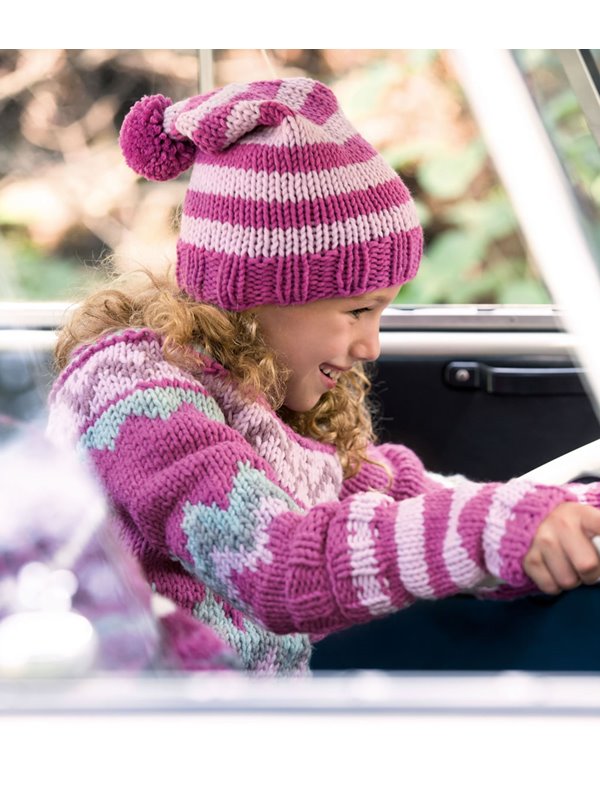 Lana Grossa MÜTZE & ARMSTULPEN Mille II