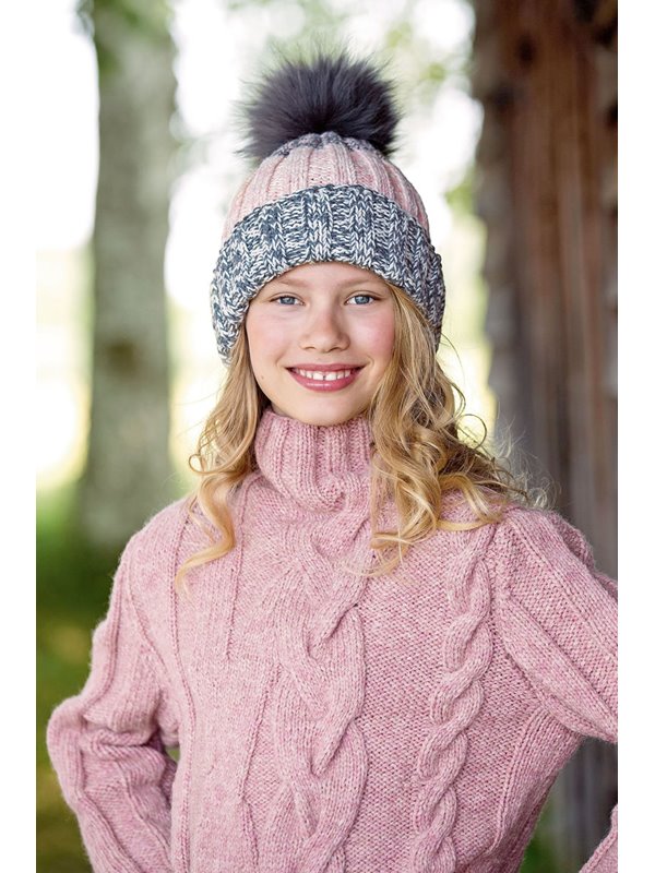 Lana Grossa MÜTZE COOL WOOL Melange (GOTS)