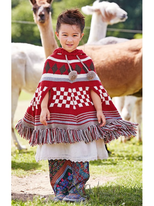 Lana Grossa PONCHO Cool Wool Cashmere