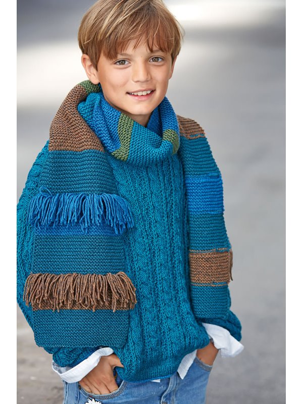 Lana Grossa SCHAL Cool Wool Big Melange