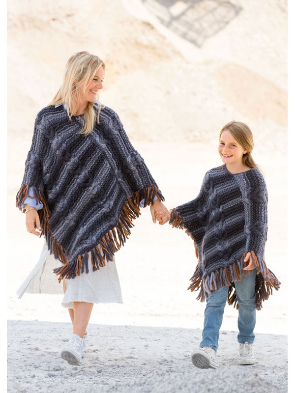 Lana Grossa PONCHO Lei Degradé/Lei