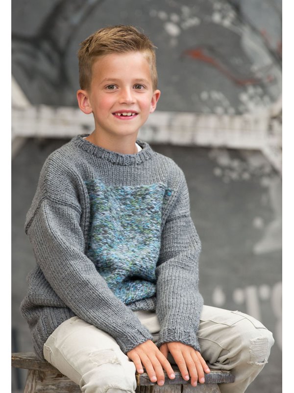 Lana Grossa PULLOVER Bingo/Cool Wool Big/Colorino