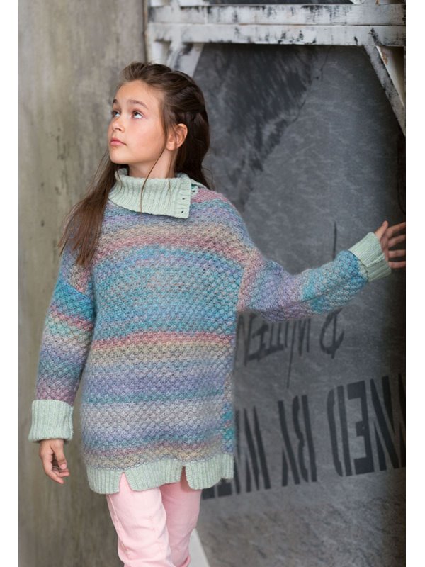 Lana Grossa PULLOVER Cashmere 16 Fine Degradé/Cashmere 16 Fine/Silkhair Print