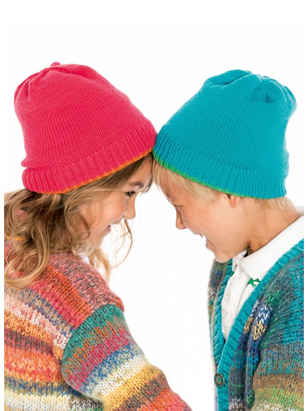 Lana Grossa WENDEMÜTZE COOL WOOL Melange (GOTS)